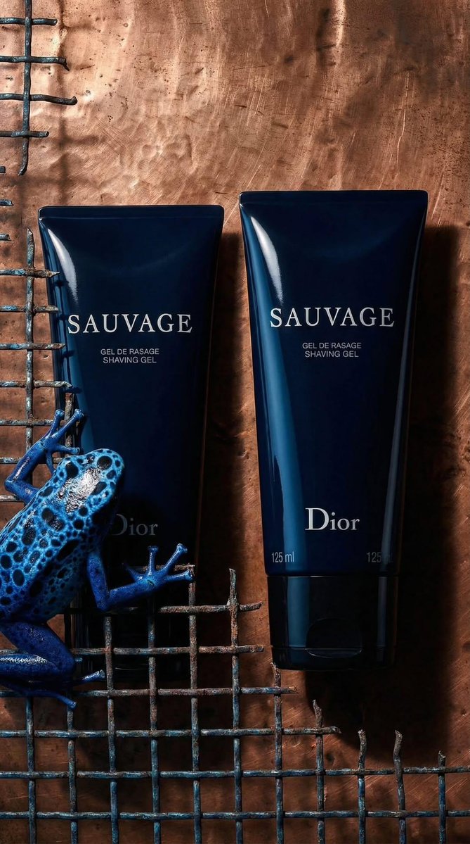 Luxury Shaving Gel on Engraved Copper Plates